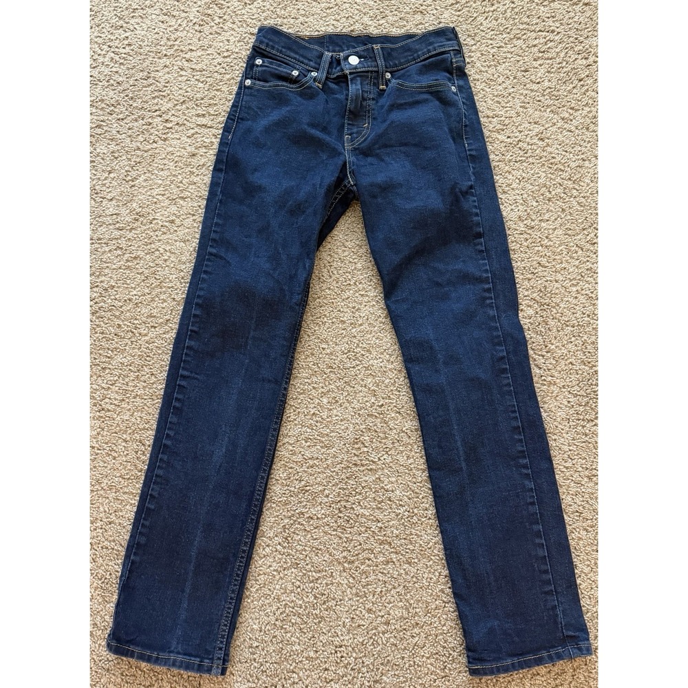 Levi's 511 Slim Fit Mens Jeans 28x30 Dark Wash Blue Denim